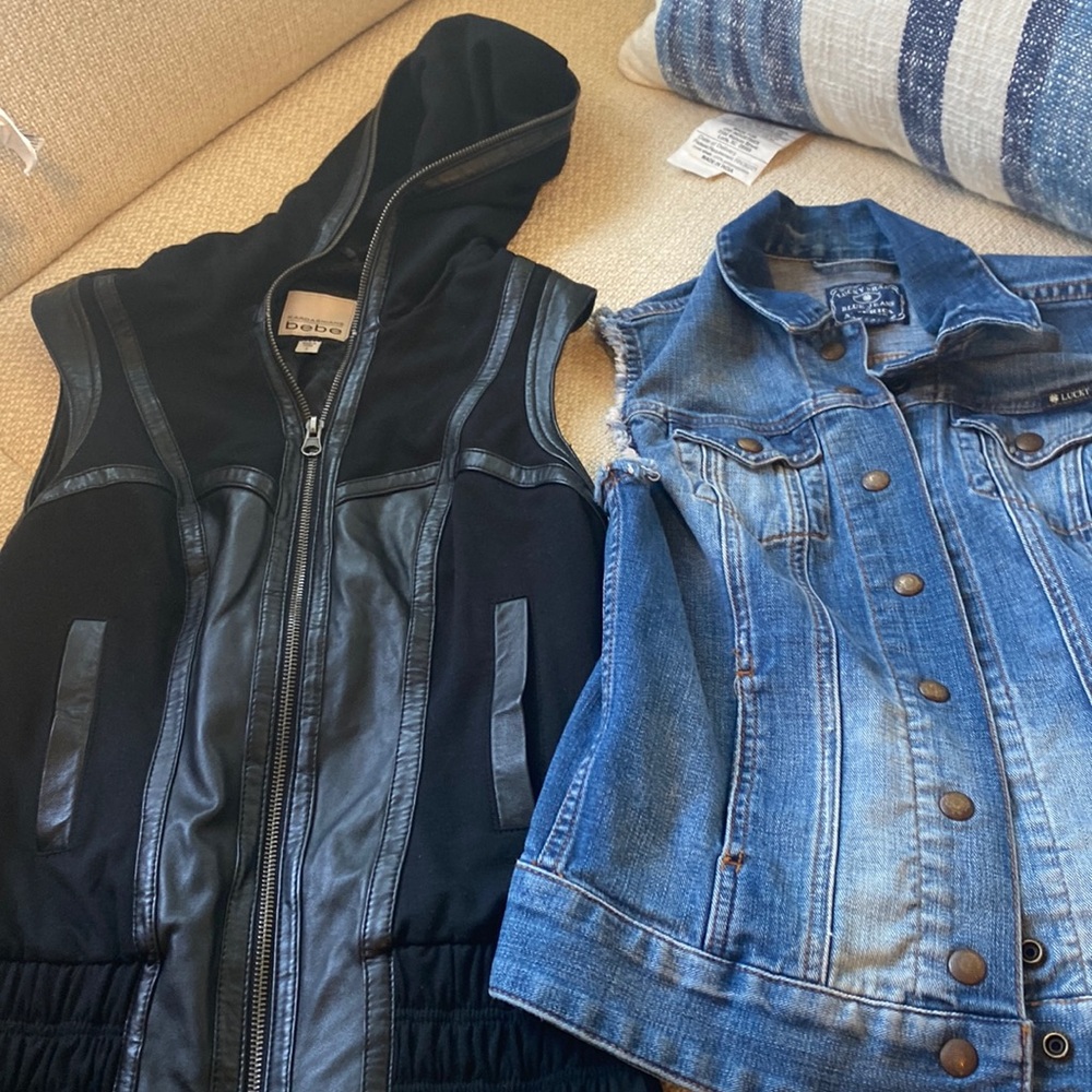 Two vest jackets (EUC)
